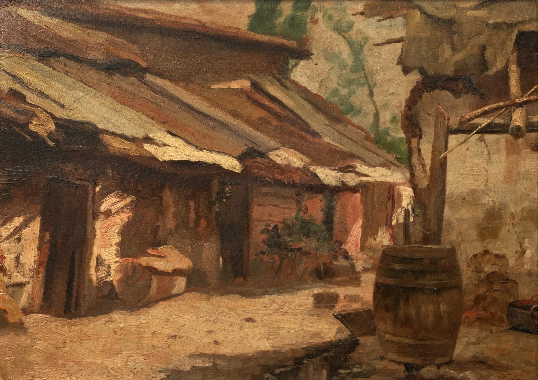 Ranchos – Pintura Chilena